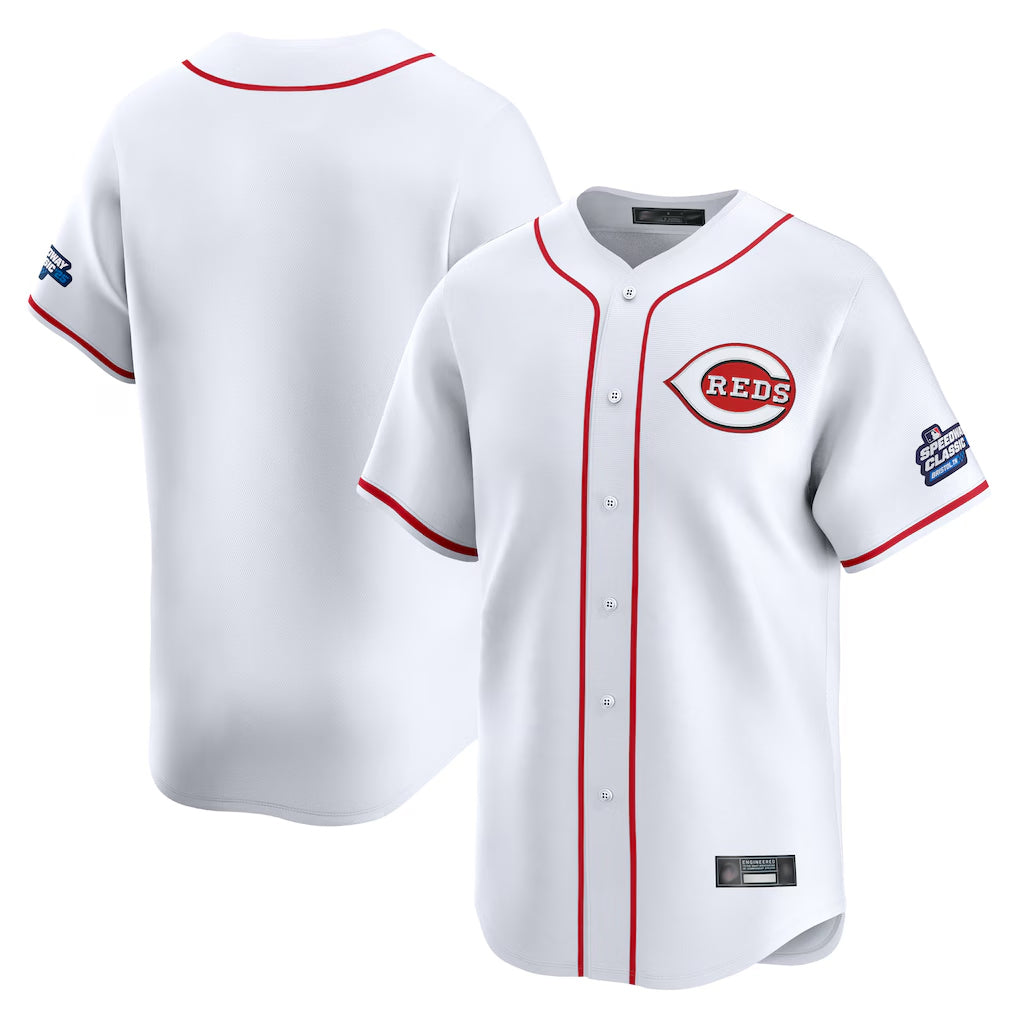 Mdoa C.Reds White Home Limited Blank Player Stitched Jerseys