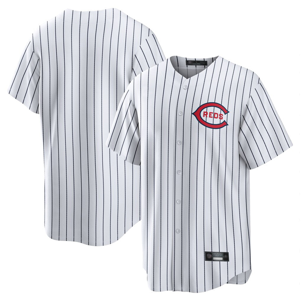 Mdoa C.Reds White Stripe Field of Dreams Game Home Blank Player Stitched Jerseys
