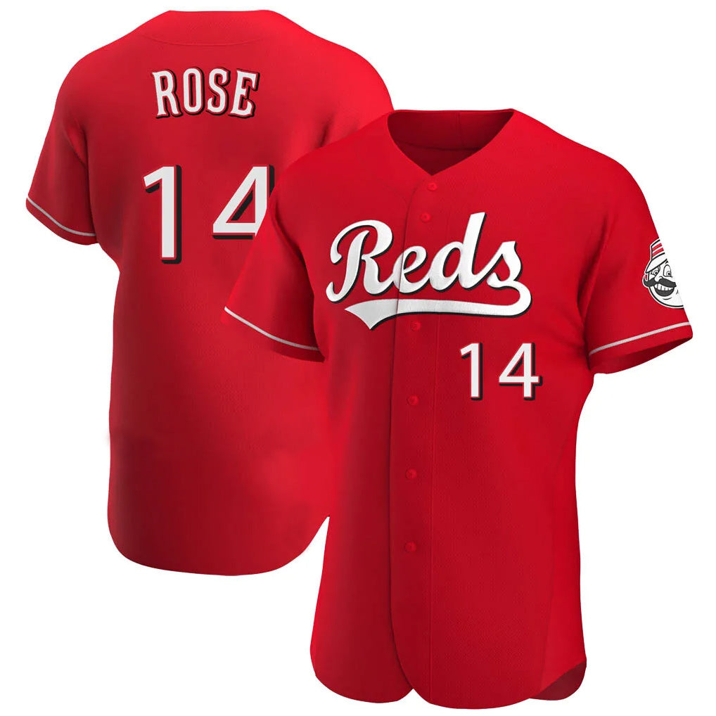 Mdoa C.Reds #14 Pete Rose Player Red Limited Elite Home Stitched Jerseys