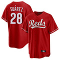 Mdoa C.Reds #28 Eugenio Su¡§¡érez Player Red Home Game Stitched Jerseys
