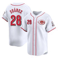 Mdoa C.Reds #28 Eugenio Su¡§¡érez Player White Home Limited Stitched Jerseys