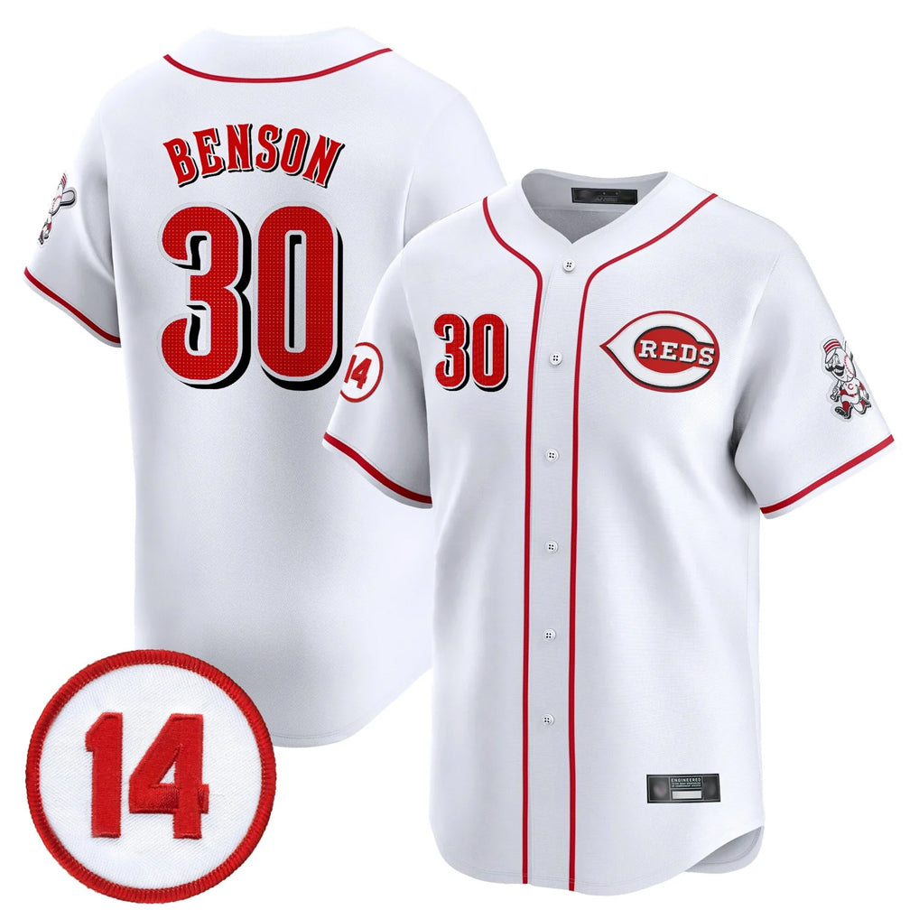 Mdoa C.Reds #30 Ken Griffey Player White Vapor Premier Limited Home Stitched Jerseys