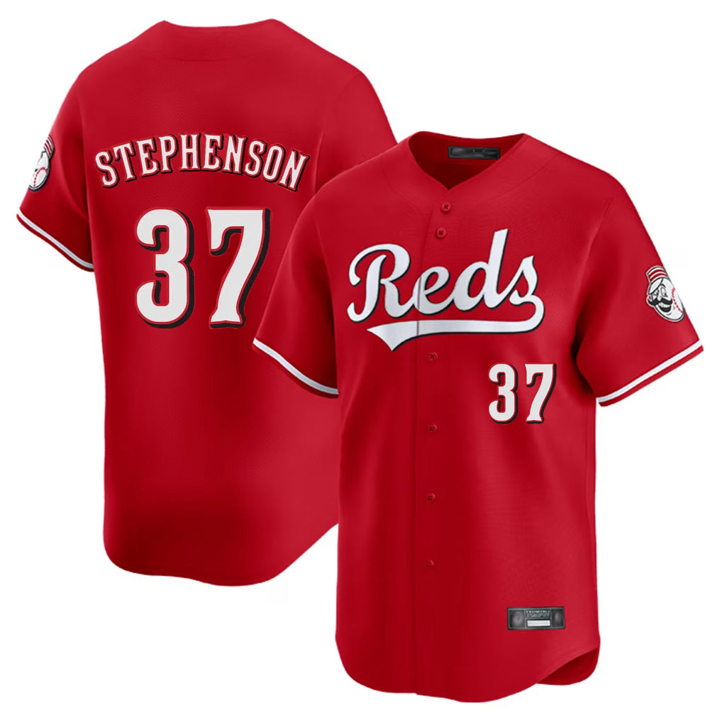 Mdoa C.Reds #37 Tyler Stephenson Player Red Home Limited Stitched Jerseys