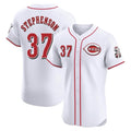 Mdoa C.Reds #37 Tyler Stephenson Player White Limited Elite Home Stitched Jerseys