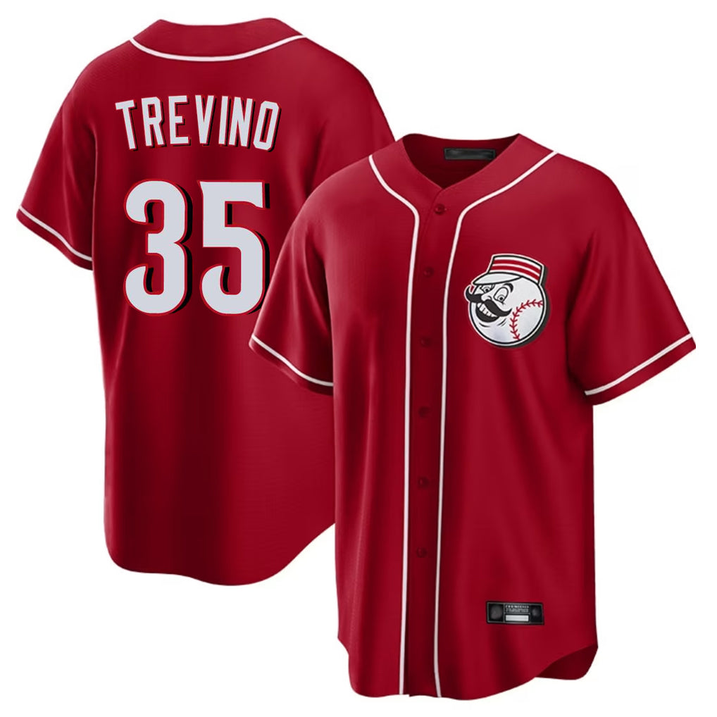 Mdoa C.Reds #3 Ke'Bryan Hayes Player Red Game Home Stitched Jerseys
