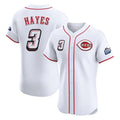 Mdoa C.Reds #3 Ke'Bryan Hayes Player White Speedway Classic Limited Elite Home Stitched Jerseys