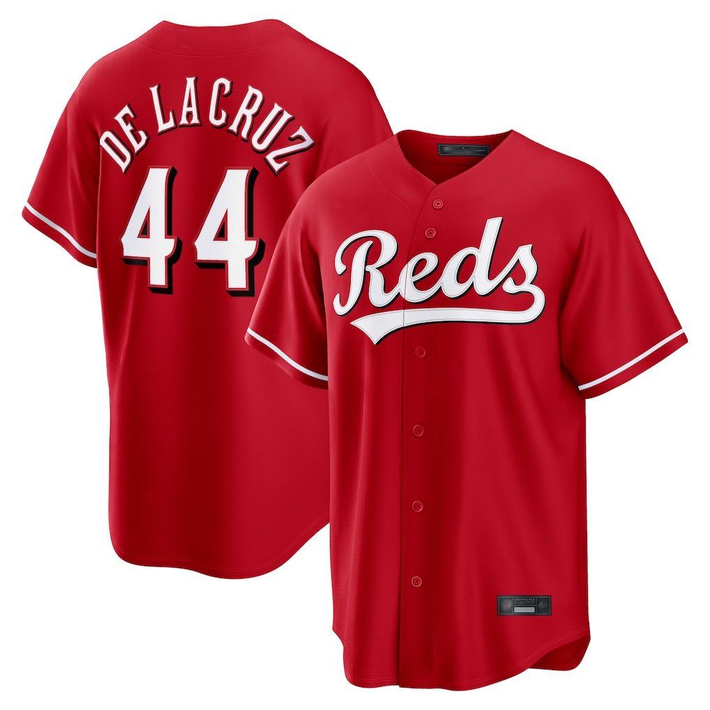 Mdoa C.Reds #44 Elly De La Cruz Player Red Home Game Stitched Jerseys