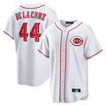 Mdoa C.Reds #44 Elly De La Cruz Player White Game Home Stitched Jerseys
