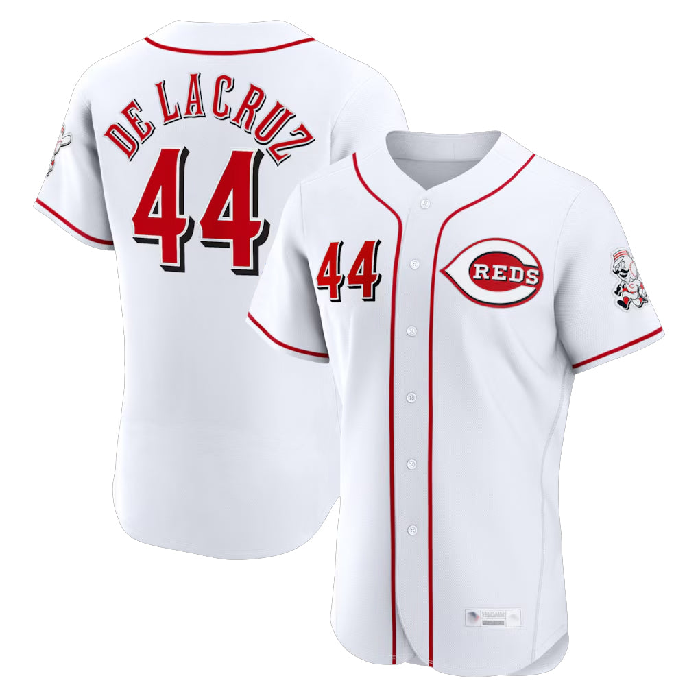 Mdoa C.Reds #44 Elly De La Cruz Player White Limited Elite Home Stitched Jerseys