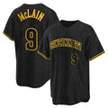 Mdoa C.Reds #9 Matt McLain Player Black Snake Skin City Home Stitched Jerseys