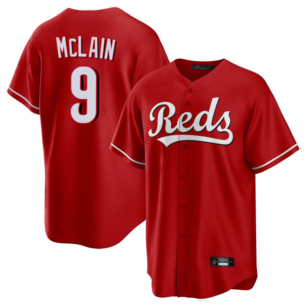 Mdoa C.Reds #9 Matt McLain Player Red Home Game Stitched Jerseys