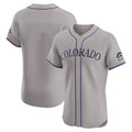 Mdoa C.Rockies Gray Limited Elite Home Blank Player Stitched Jerseys
