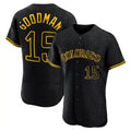 Mdoa C.Rockies #15 Hunter Goodman Player Black Snake Skin City Limited Elite Home Stitched Jerseys