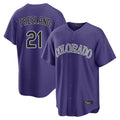 Mdoa C.Rockies #21 Kyle Freeland Player Purple Game Home Stitched Jerseys