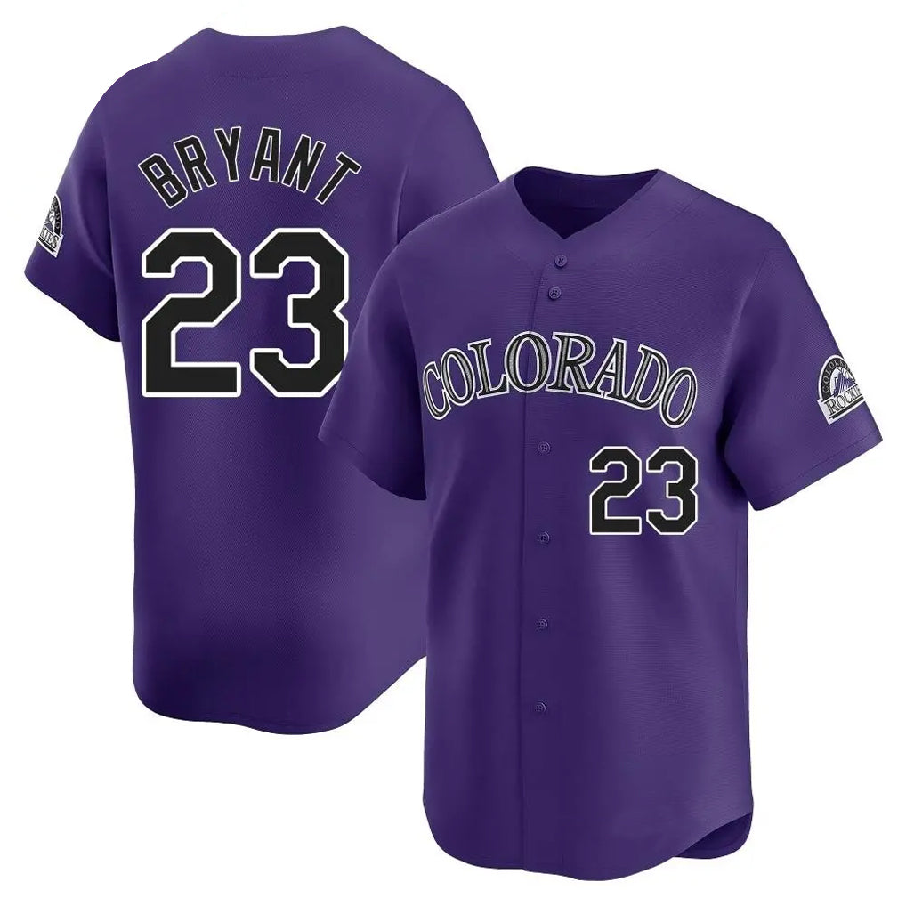 Mdoa C.Rockies #23 Kris Bryant Player Purple Limited Home Stitched Jerseys