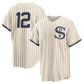 Mdoa C.White Sox #12 Colson Montgomery Player Cream Field of Dreams Home Game Stitched Jerseys