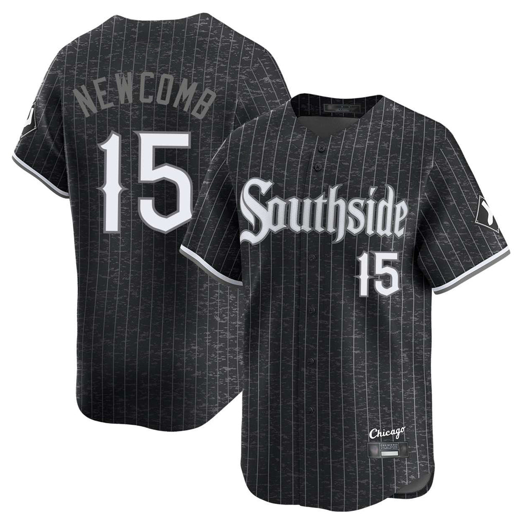 Mdoa C.White Sox #15 Sean Newcomb Player Black City Connect Limited Home Stitched Jerseys