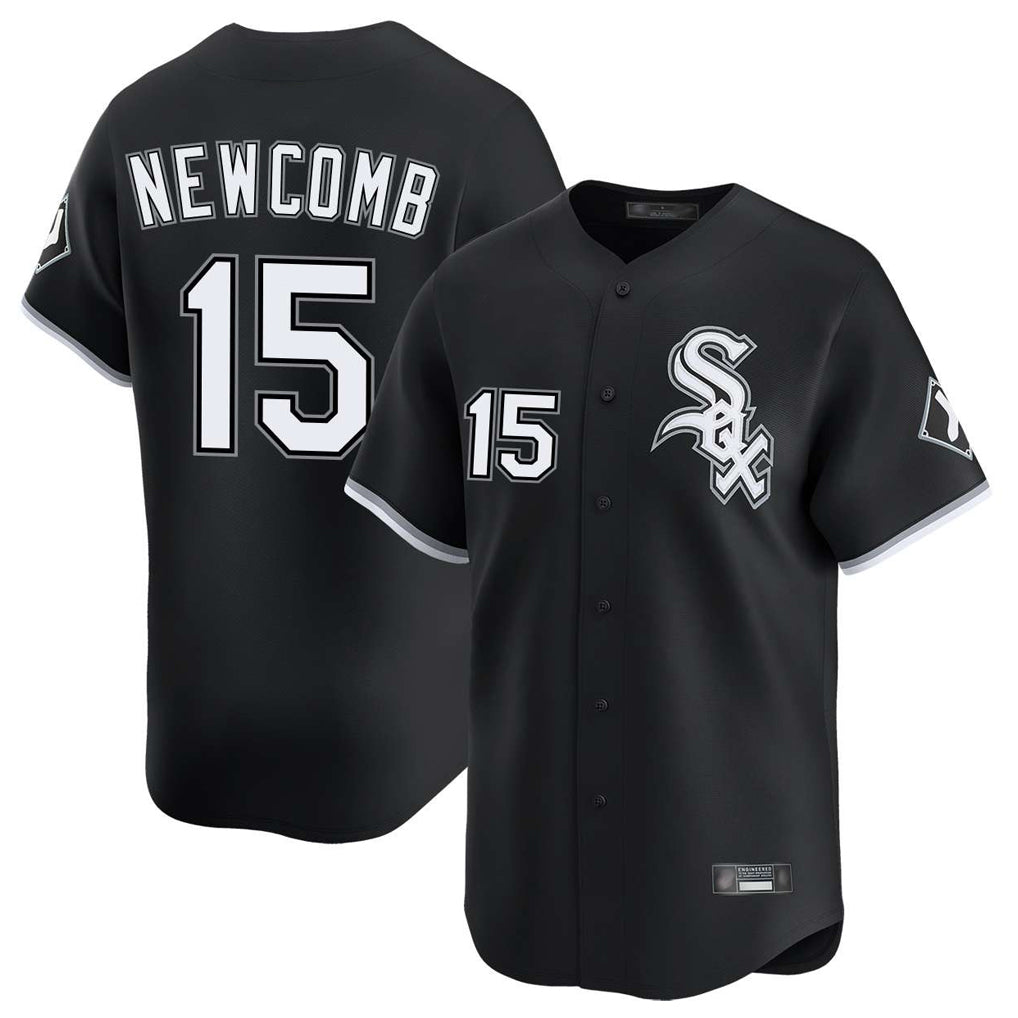 Mdoa C.White Sox #15 Sean Newcomb Player Black Limited Home Stitched Jerseys