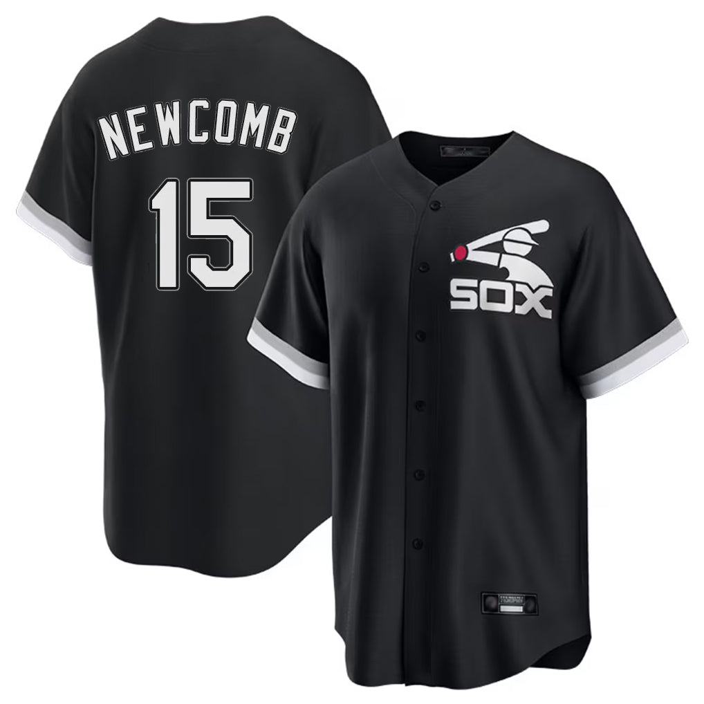 Mdoa C.White Sox #15 Sean Newcomb Player Black Spring Training Game Stitched Jerseys
