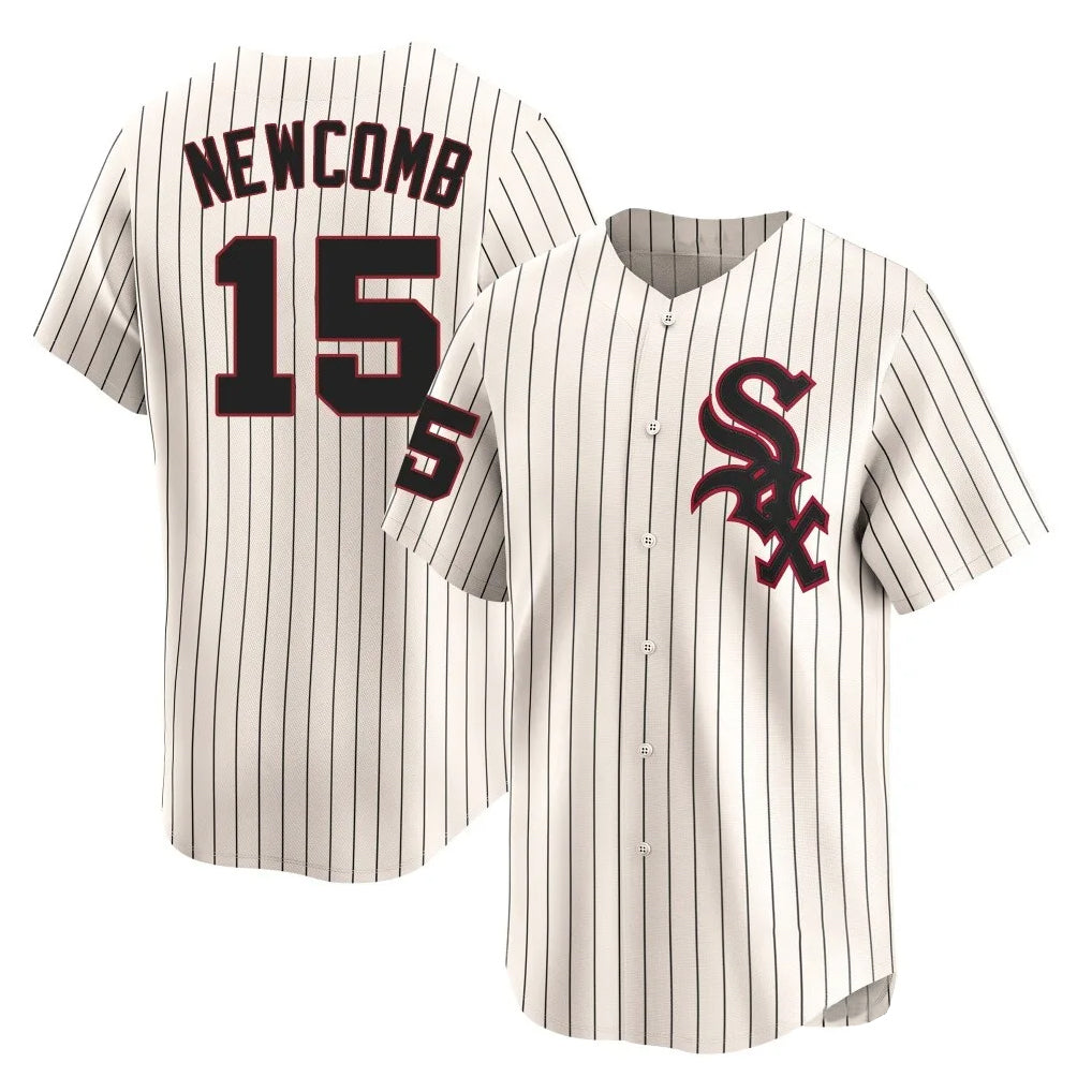 Mdoa C.White Sox #15 Sean Newcomb Player Cream Cooperstown Collection Limited Home Stitched Jerseys