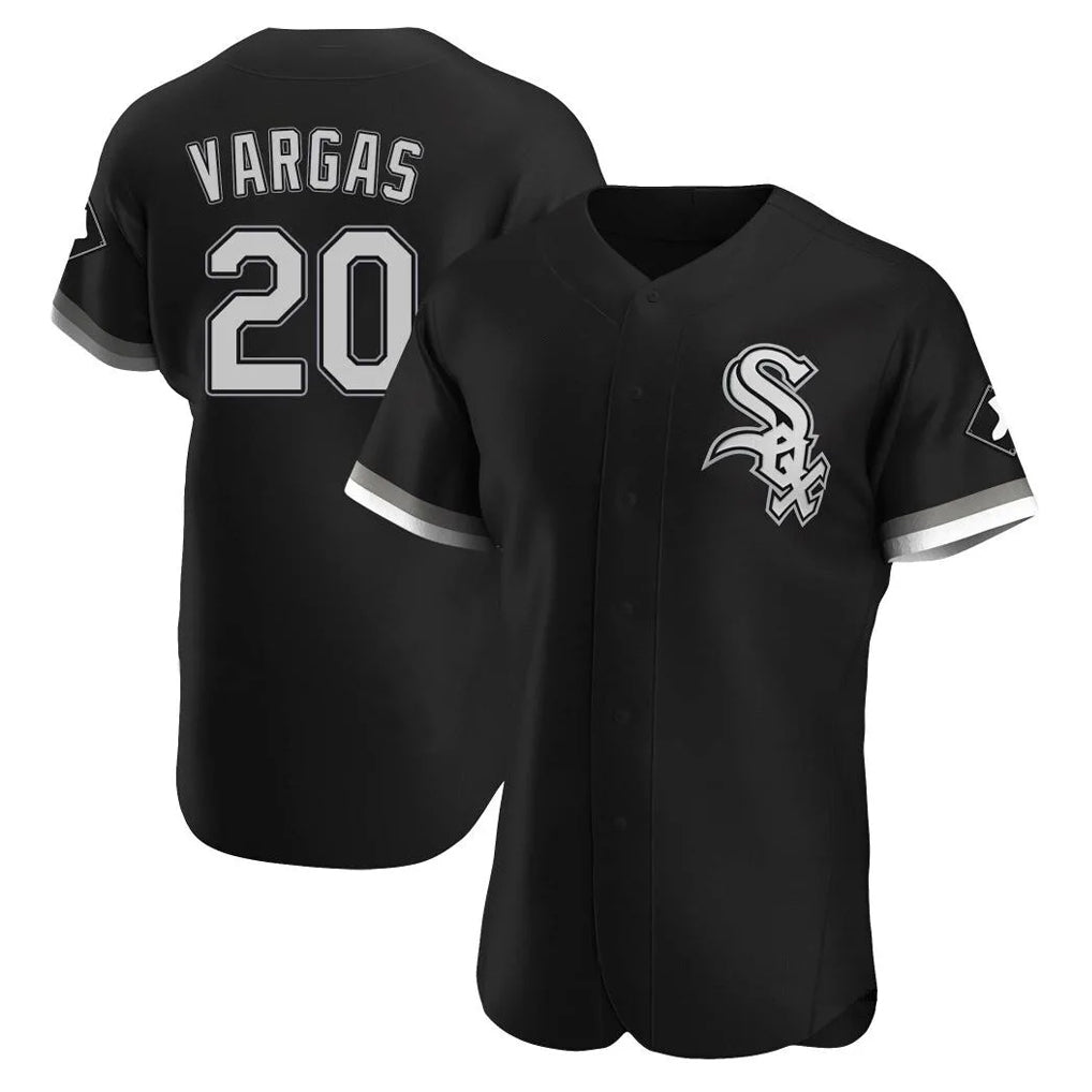 Mdoa C.White Sox #20 Miguel Vargas Player Black Limited Elite Home Stitched Jerseys