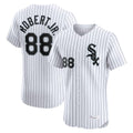 Mdoa C.White Sox #88 Luis Robert Jr Player White Stripe Limited Elite Home Stitched Jerseys