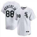 Mdoa C.White Sox #88 Luis Robert Jr Player White Stripe Limited Home Stitched Jerseys