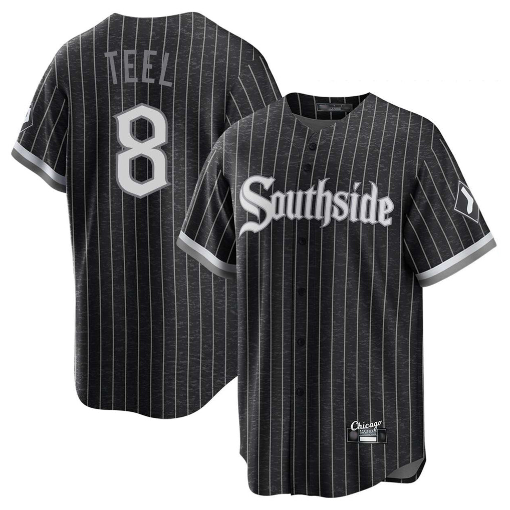 Mdoa C.White Sox #8 Kyle Teel Player Black City Connect Home Game Stitched Jerseys