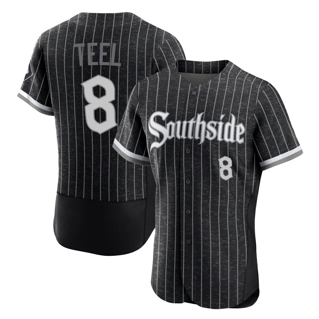 Mdoa C.White Sox #8 Kyle Teel Player Black City Connect Limited Elite Home Stitched Jerseys