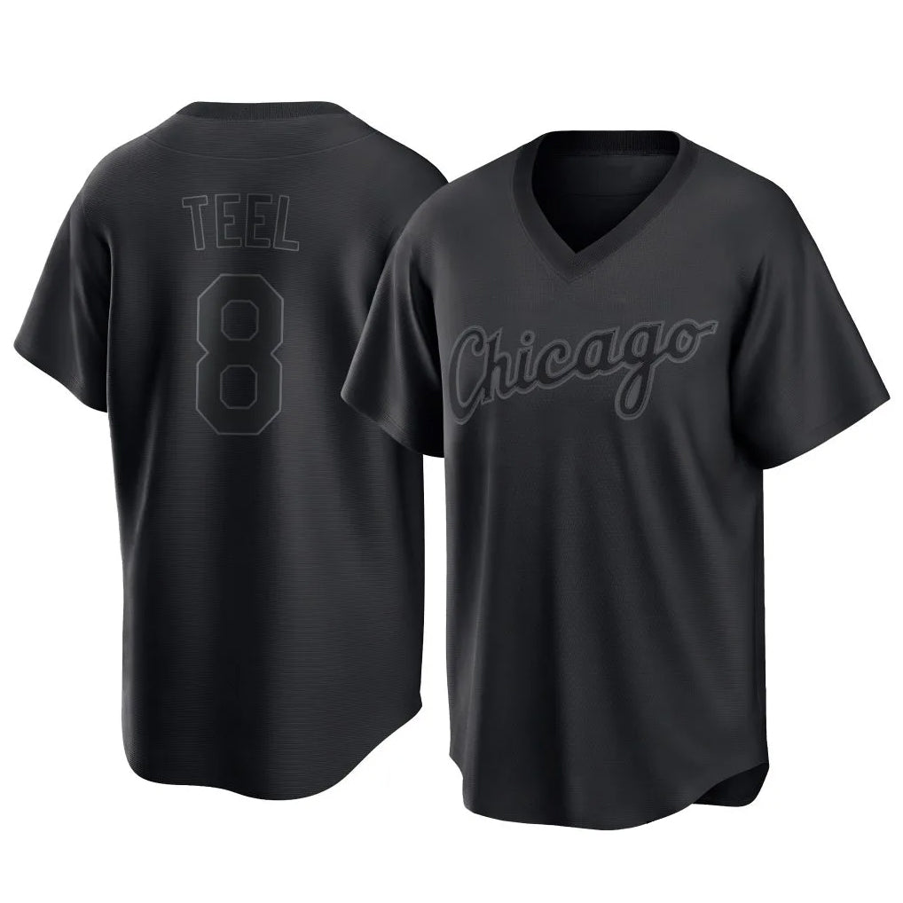 Mdoa C.White Sox #8 Kyle Teel Player Black T-shirt Home Game Stitched Jerseys