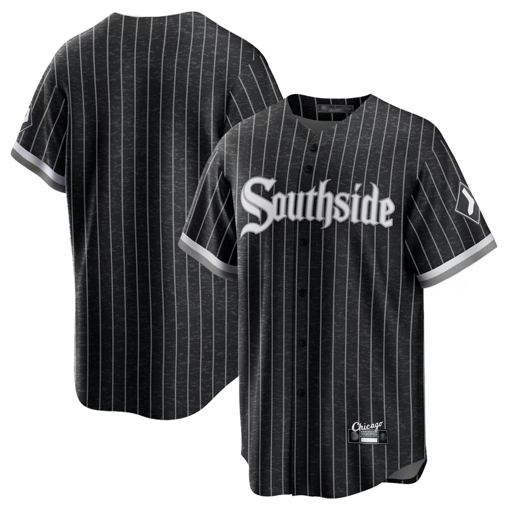 Mdoa C.White Sox ## White Sox Blank Player Black City Connect Home Game Stitched Jerseys