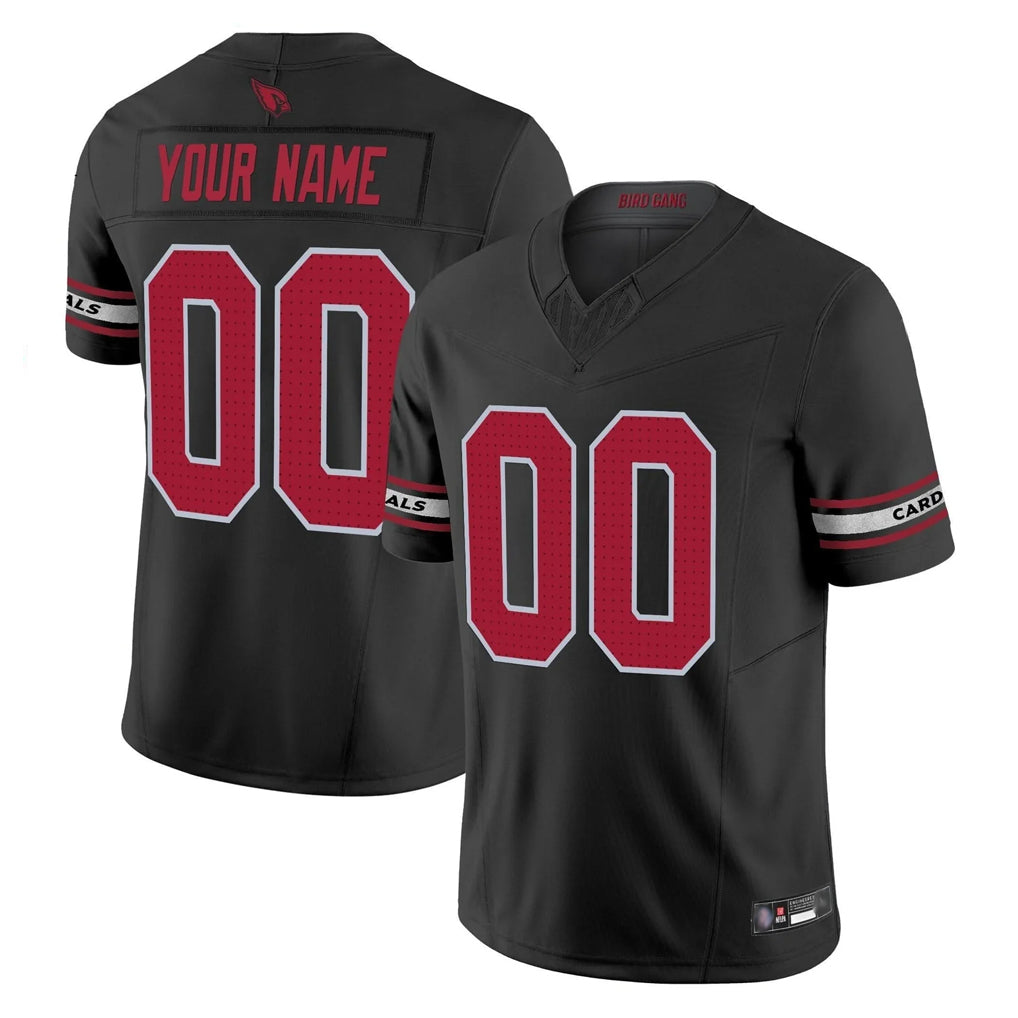 Mdoa Custom A.Cardinals Black Vapor F.U.S.E. Limited Home Game Stitched Jerseys