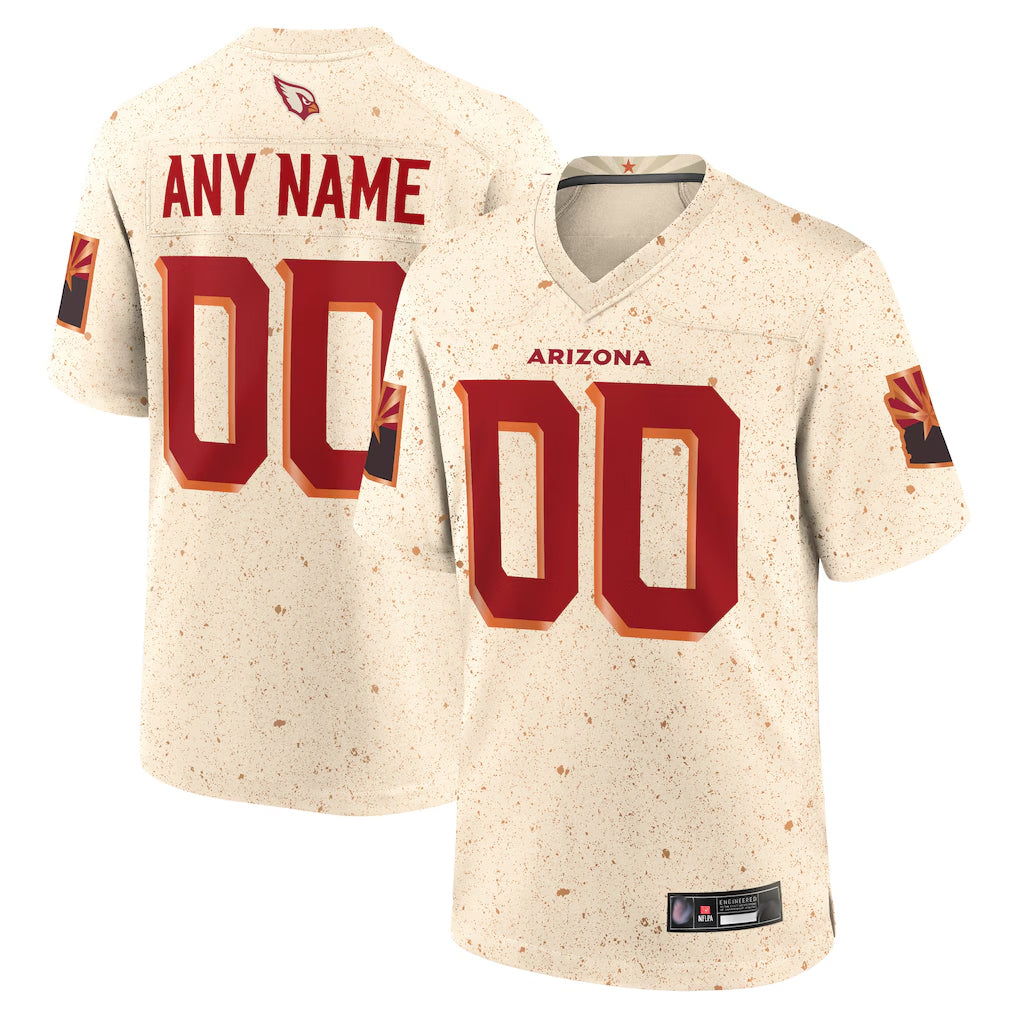 Mdoa Custom A.Cardinals Cream Rivalries Collection Home Game Stitched Jerseys
