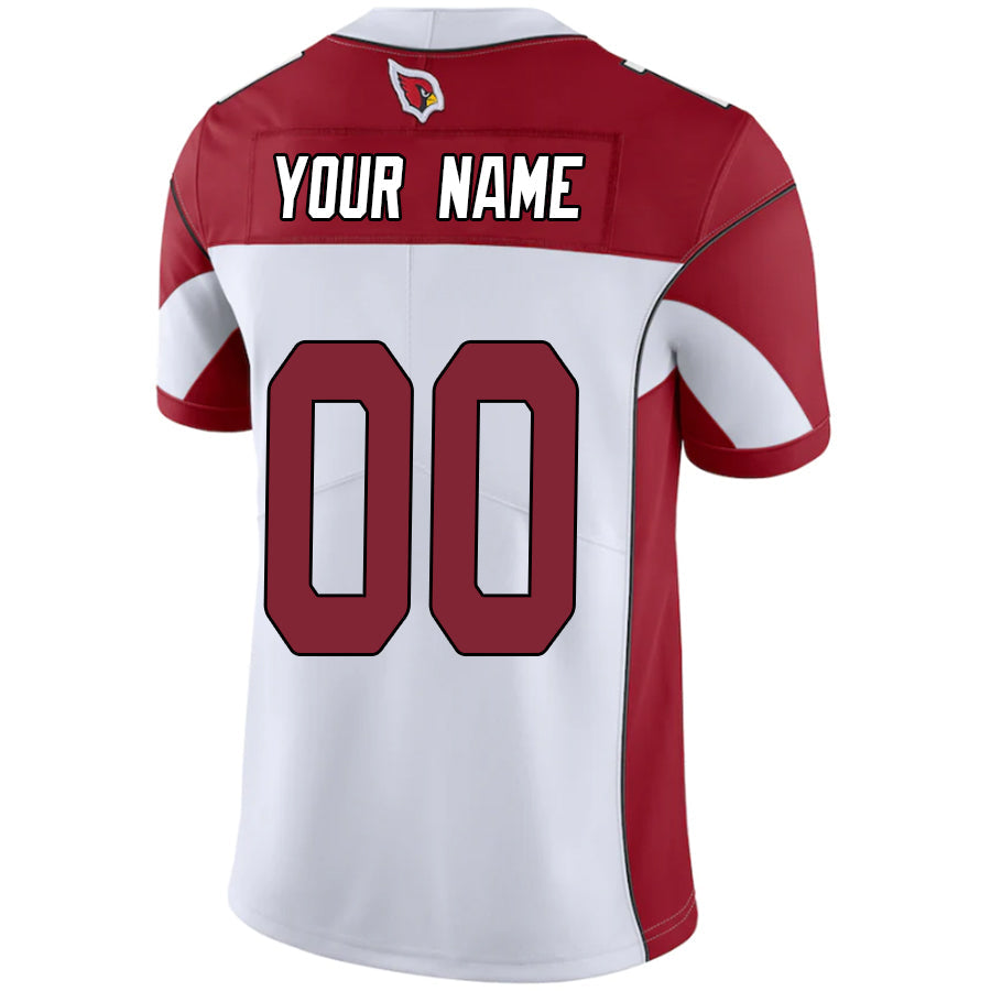 Mdoa Custom A.Cardinals White-Red Vapor Untouchable Elite Stitched Jerseys