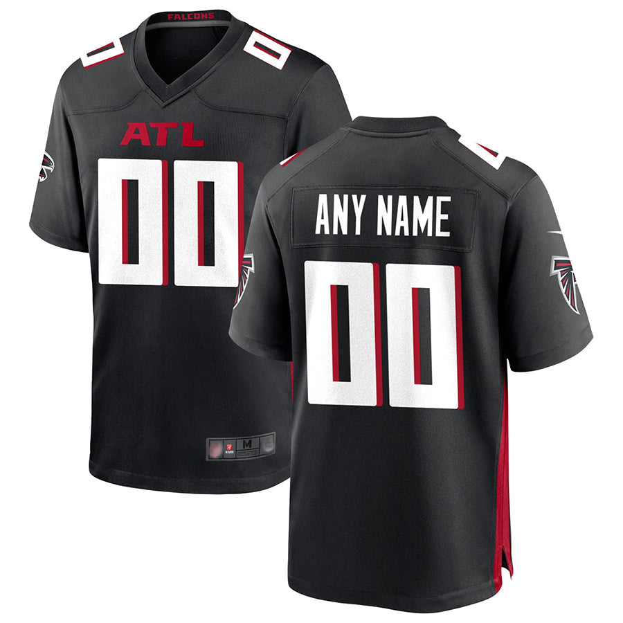 Mdoa Custom A.Falcons Black Home Game Stitched Jerseys