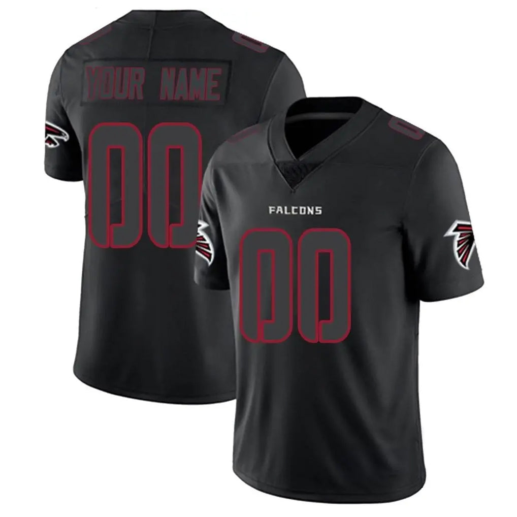 Mdoa Custom A.Falcons Black Limited Elite Home Game Any Name & Numbers Stitched Jerseys