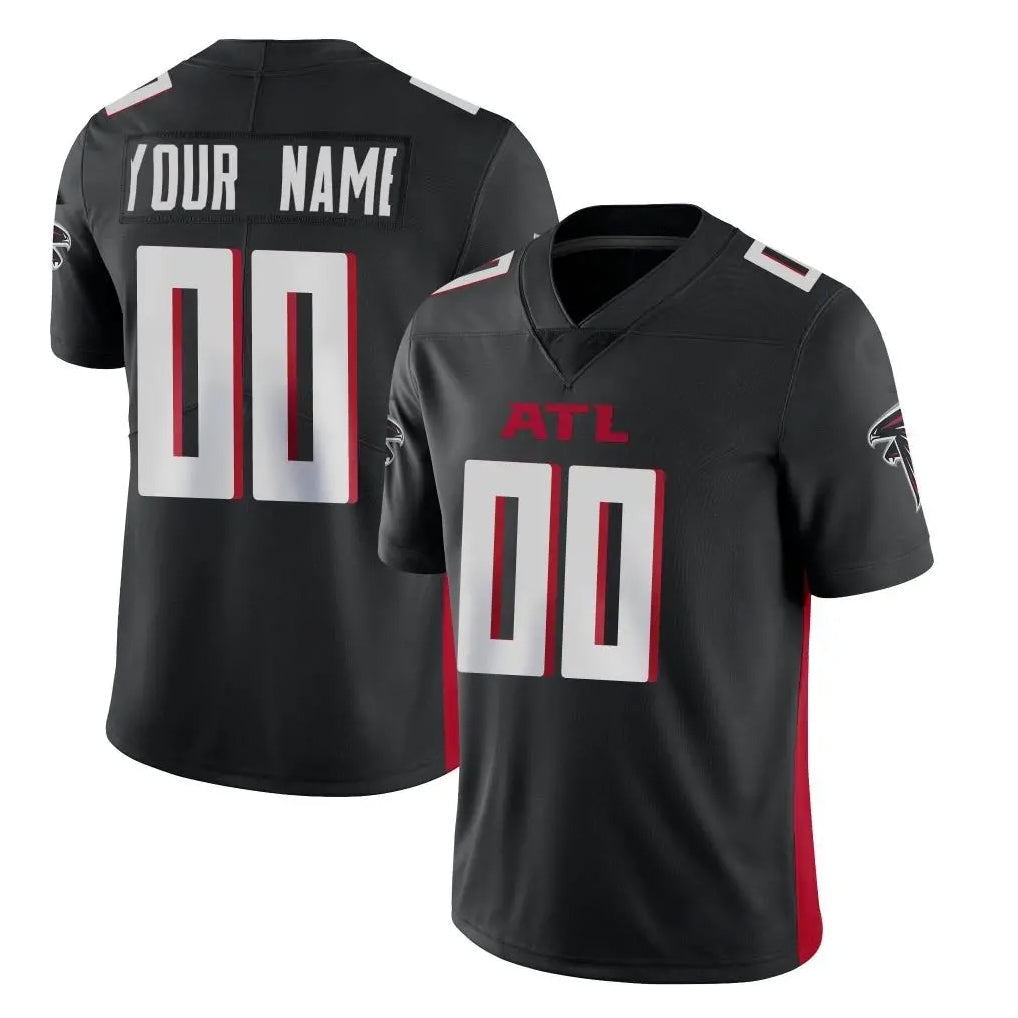 Mdoa Custom A.Falcons Black Limited Home Game Any Name & Numbers Stitched Jerseys