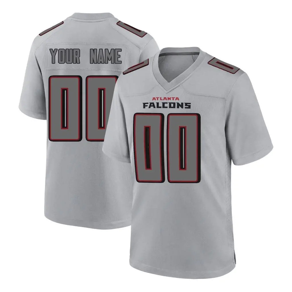 Mdoa Custom A.Falcons Gray Fashion Home Game Any Name & Numbers Stitched Jerseys