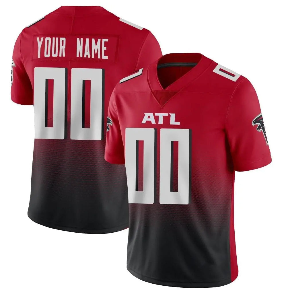 Mdoa Custom A.Falcons Red Vapor Untouchable Limited Home Game Any Name & Numbers Stitched Jerseys