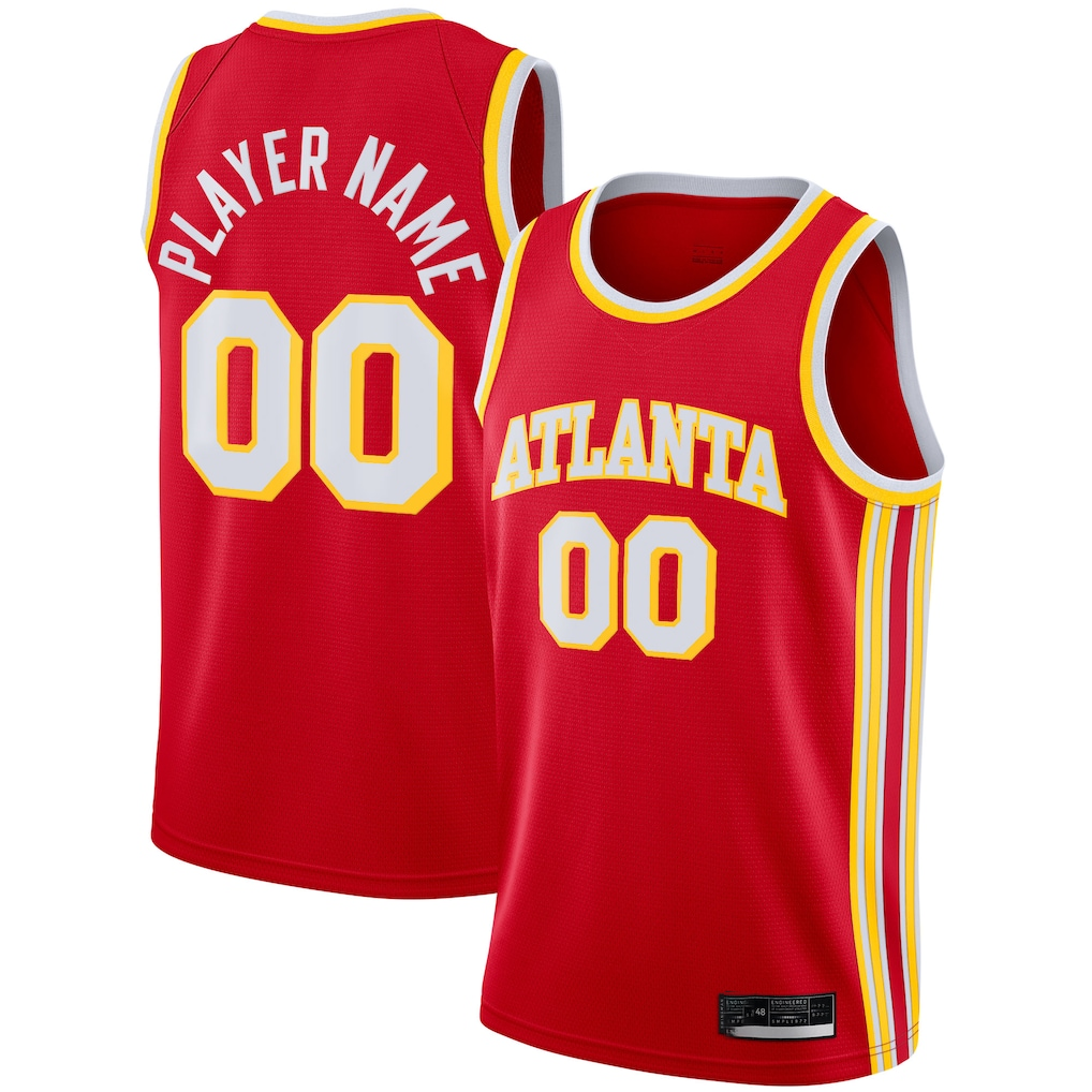 Mdoa Custom A.Hawks Red 2020-21 Swingman Jerseys - Icon Edition
