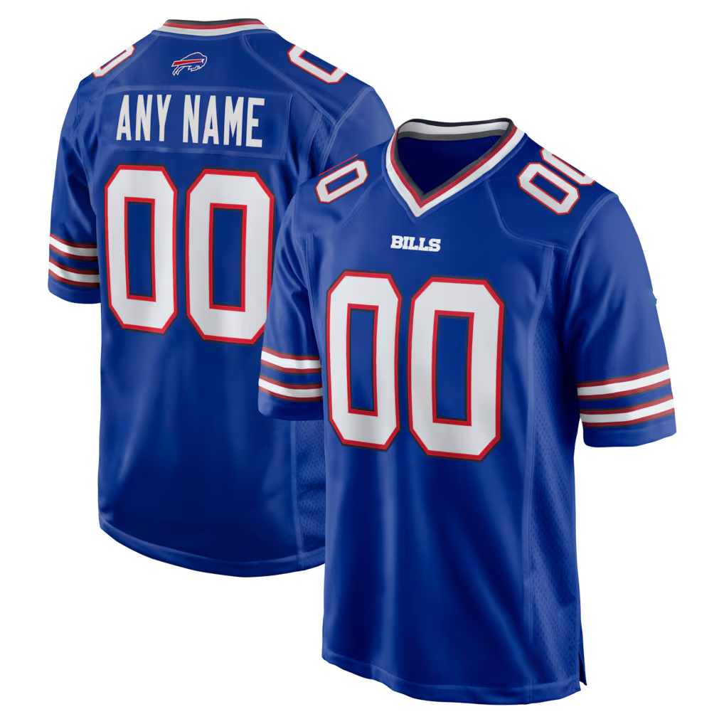 Mdoa Custom B.Bills Royal Royal Game Stitched Jerseys
