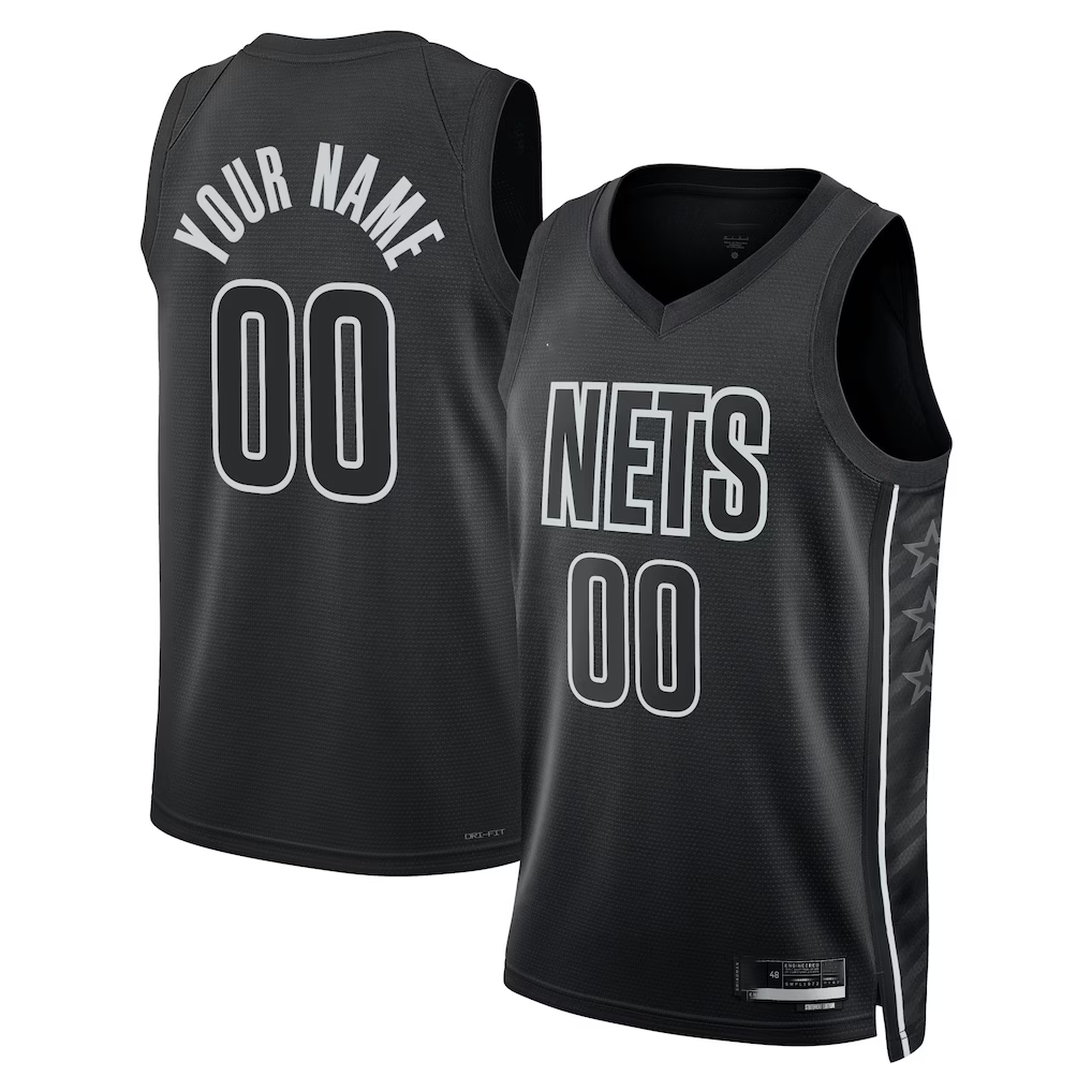 Mdoa Custom B.Nets Black 202223 Swingman Jerseys - Statement Edition