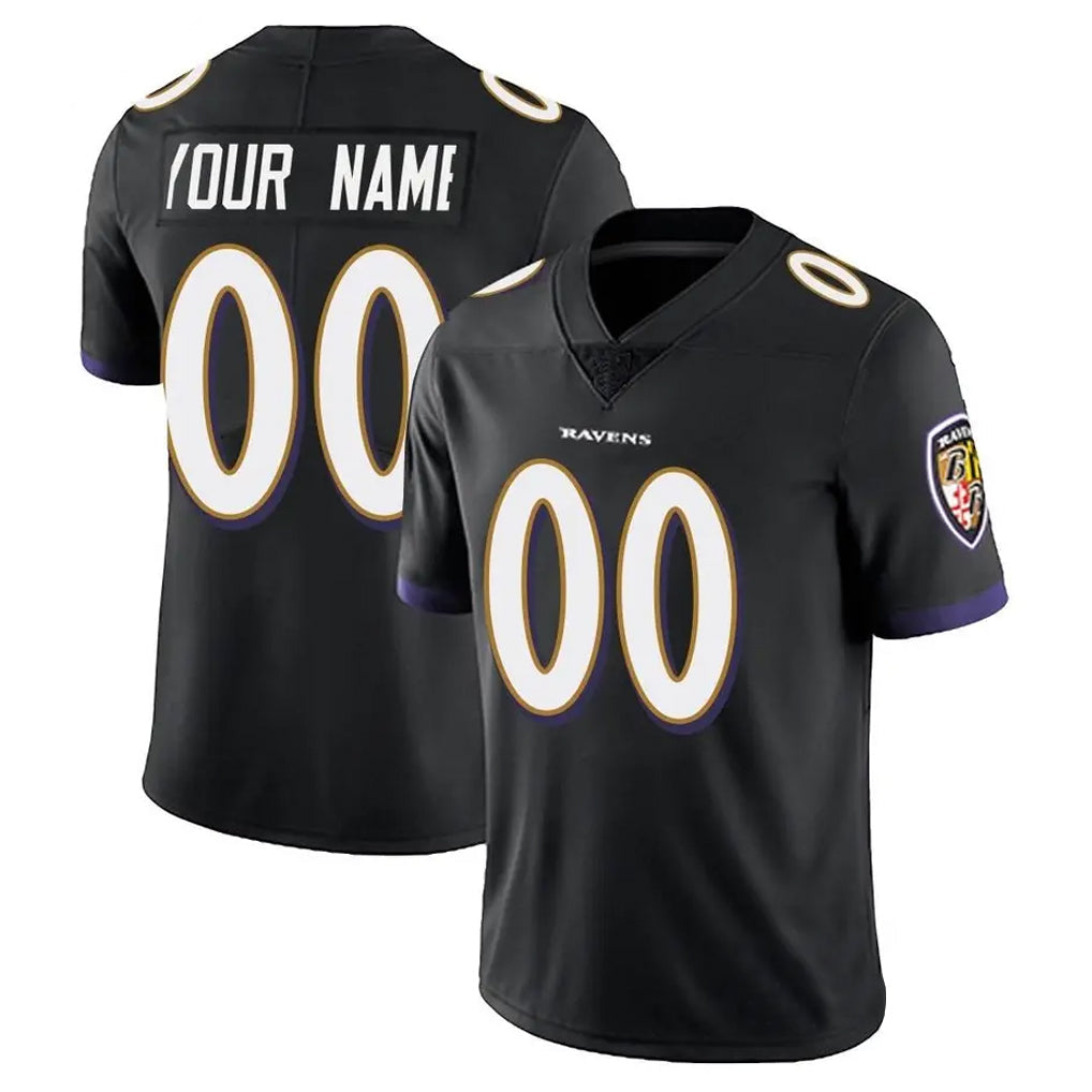 Mdoa Custom B.Ravens Black Vapor F.U.S.E. Limited Any Name & Numbers Stitched Jerseys