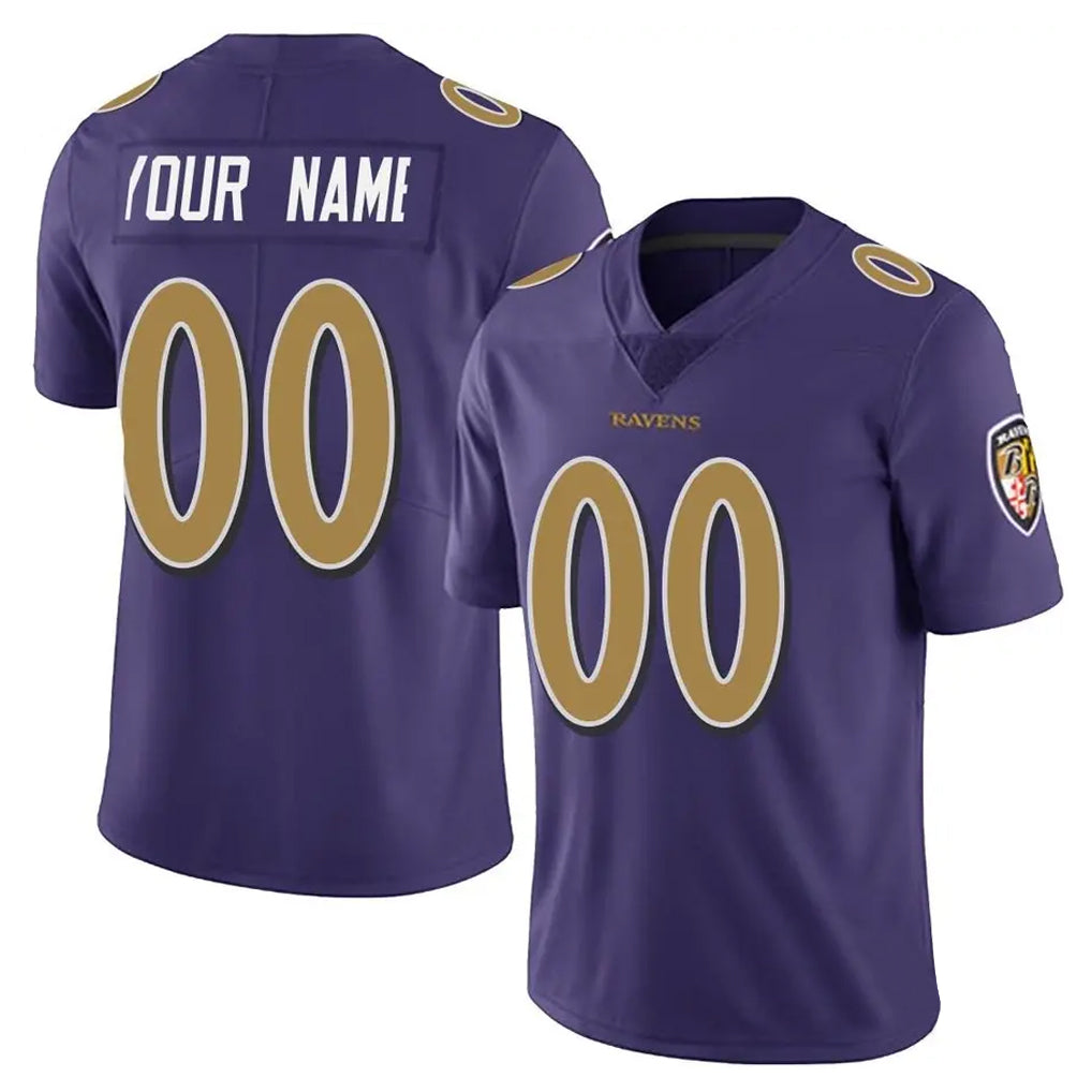 Mdoa Custom B.Ravens Purple Color Vapor Untouchable Limited Any Name & Numbers Stitched Jerseys