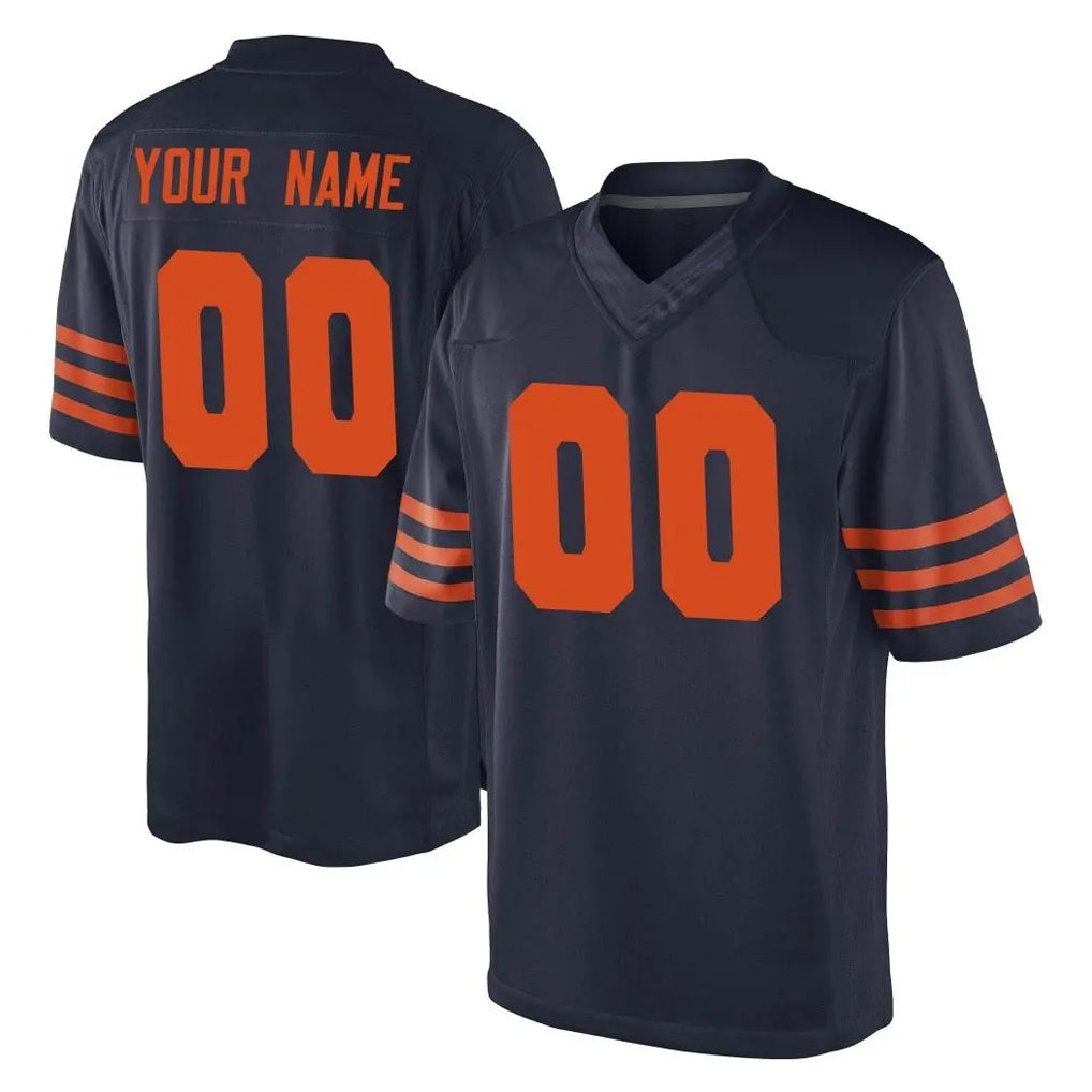 Mdoa Custom C.Bears Navy Blue Alternate Game Any Name & Numbers Stitched Jerseys
