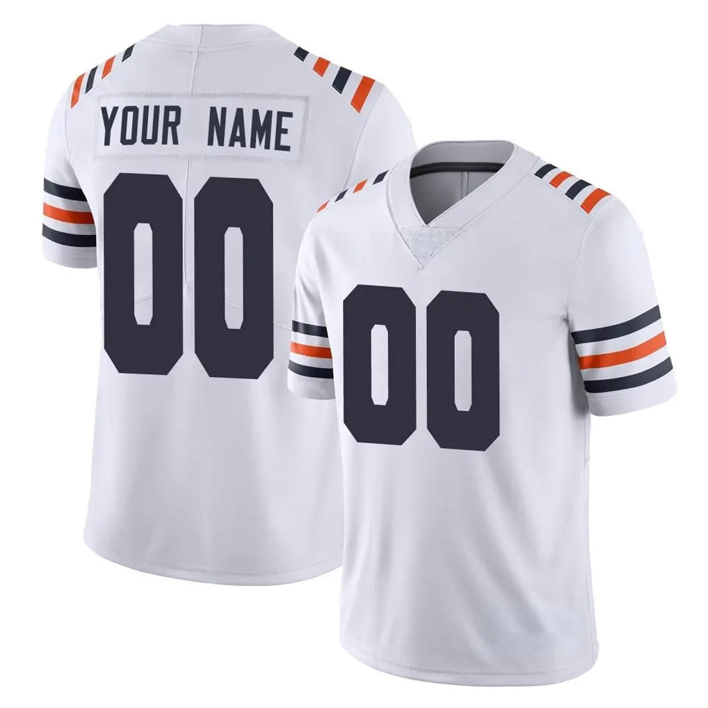 Mdoa Custom C.Bears White Classic Vapor Limited Home Game Any Name & Numbers Stitched Jerseys