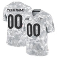 Mdoa Custom C.Bengals Arctic Camo Salute to Service Limited Any Name & Numbers Stitched Jerseys