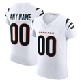 Mdoa Custom C.Bengals White Vapor F.U.S.E. Elite Stitched Jerseys