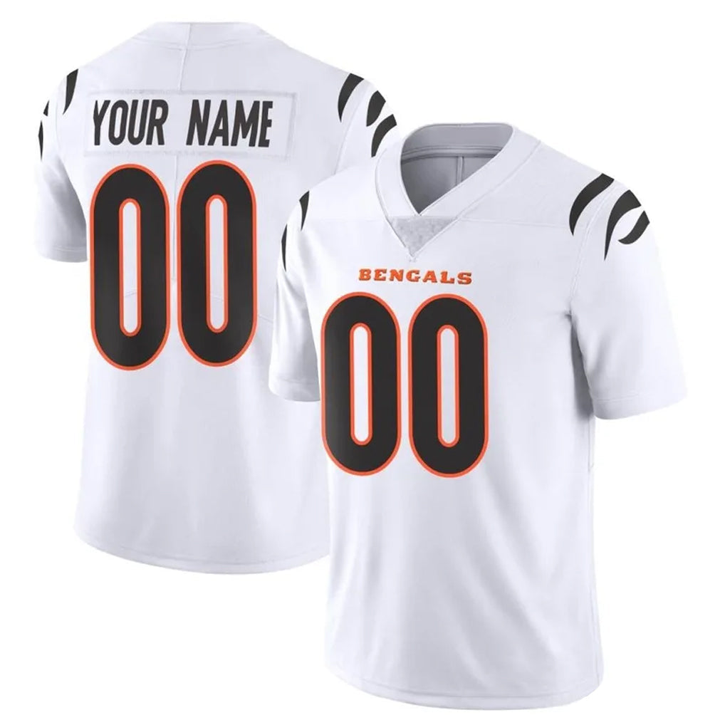 Mdoa Custom C.Bengals White Vapor Untouchable Limited Home Game Any Name & Numbers Stitched Jerseys