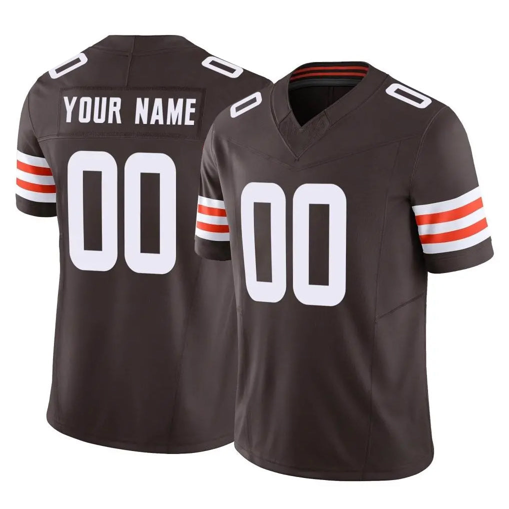 Mdoa Custom C.Browns Brown Vapor F.U.S.E. Limited Home Game Any Name & Numbers Stitched Jerseys